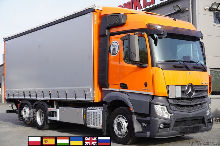 Brezents Mercedes-Benz Actros 2545 6×2 MP5 / FULL ADR / Curtain