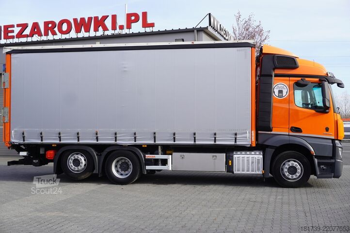 Brezents Mercedes-Benz Actros 2545 6×2 MP5 / FULL ADR / Curtain