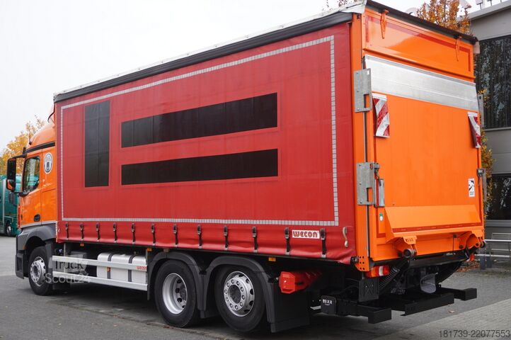 Brezents Mercedes-Benz Actros 2545 6×2 MP5 / FULL ADR / Curtain