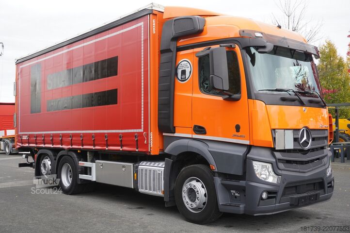 Brezents Mercedes-Benz Actros 2545 6×2 MP5 / FULL ADR / Curtain