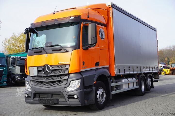 Brezents Mercedes-Benz Actros 2545 6×2 MP5 / FULL ADR / Curtain