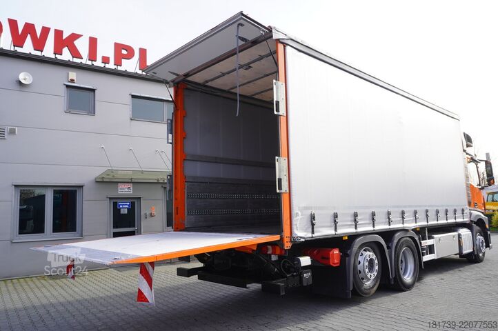 Brezents Mercedes-Benz Actros 2545 6×2 MP5 / FULL ADR / Curtain