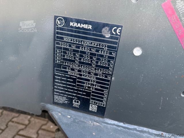Tekerlekli yükleyici KRAMER 8115 L AGRAR VOLLAUSSTATTUNG 40 kmh 4x4x4