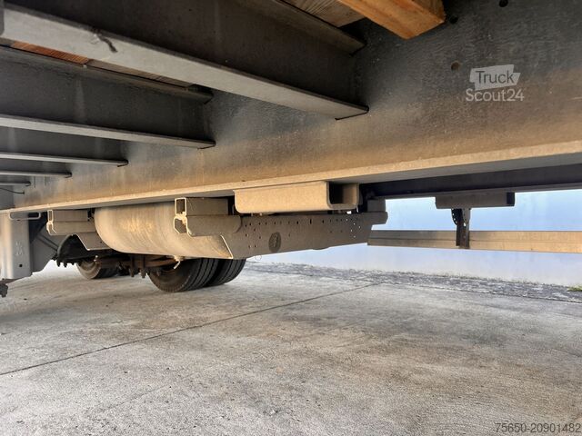 Alçak şasi römork Humbaur HTD 30  3 Achs Tiefladeranhänger, verzinkt