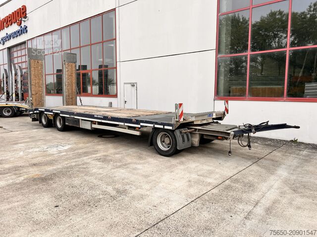 Remorque porte-engins surbaissée Müller Mitteltal D3 3 Achs Tieflader 9 m, Verzinkt, Wenig Benutzt