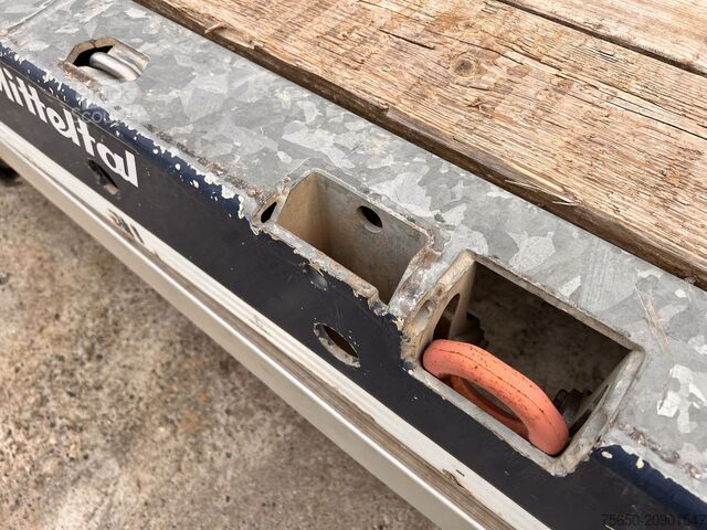 Remorque porte-engins surbaissée Müller Mitteltal D3 3 Achs Tieflader 9 m, Verzinkt, Wenig Benutzt