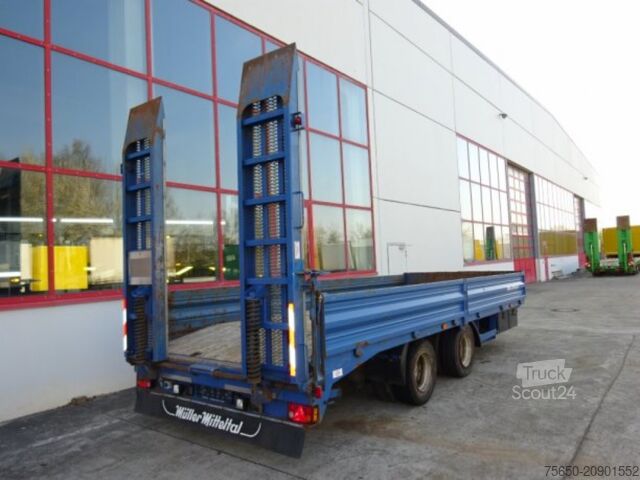 Remorque porte-engins surbaissée Müller Mitteltal ETUE-TA 18,0 18 t GG Tandemtieflader