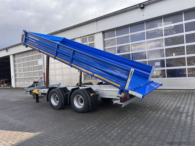 Remorque à benne basculante Möslein TTD 19 B neuer 19 t Tandemkipper- Tieflader hydraulischer Klappe