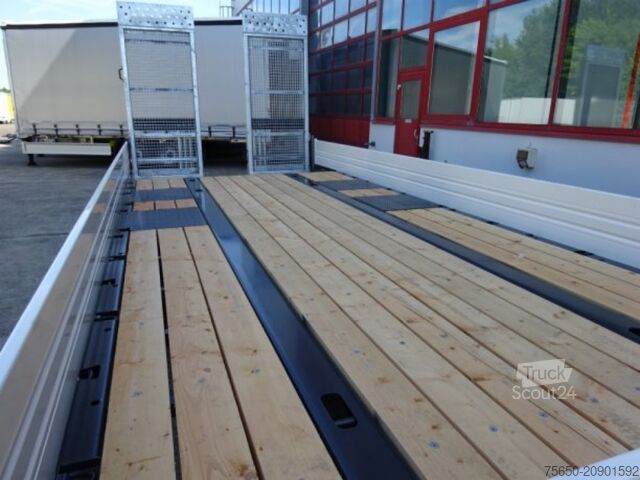 Remorque porte-engins surbaissée Möslein TTT 11 5,2 BR Weiß Neuer Tandemtieflader mit Breiten Rampen