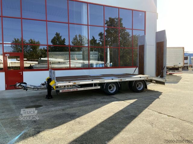 Remorcă cu platformă joasă Möslein TT21- 7,2 21 t Tandemtieflader, Luftgefedert, NEU