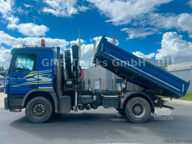 Тристранен самосвал MERCEDES-BENZ Actros 1844 / EPS / Meiller / Kran mit FUNK