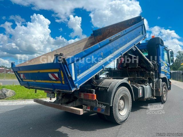 Тристранен самосвал MERCEDES-BENZ Actros 1844 / EPS / Meiller / Kran mit FUNK