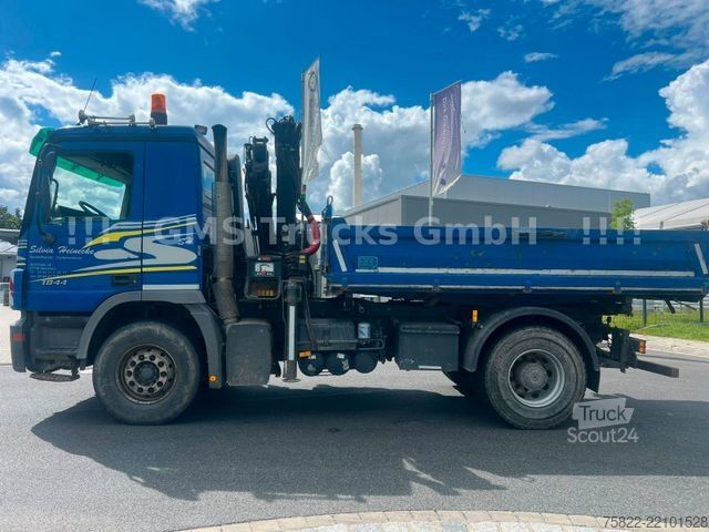 Тристранен самосвал MERCEDES-BENZ Actros 1844 / EPS / Meiller / Kran mit FUNK