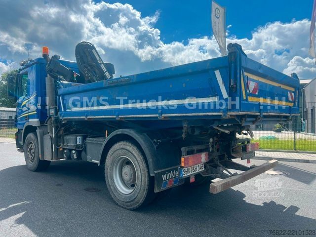 Тристранен самосвал MERCEDES-BENZ Actros 1844 / EPS / Meiller / Kran mit FUNK