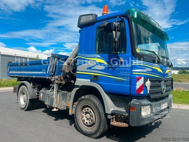 Тристранен самосвал MERCEDES-BENZ Actros 1844 / EPS / Meiller / Kran mit FUNK