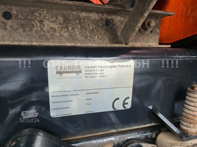 Billenő teherautó MAN TGS 35.400 / 8X4 / 17qm Carnehl MULDE