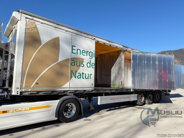 Ημιρυμουλκούμενο με κινούμενο δάπεδο PEISCHL 90³ Schubboden mit Seitentüren Trennwand Liftach