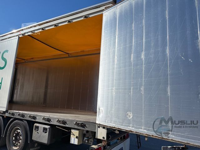 Ημιρυμουλκούμενο με κινούμενο δάπεδο PEISCHL 90³ Schubboden mit Seitentüren Trennwand Liftach