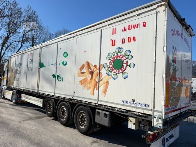 Ημιρυμουλκούμενο με κινούμενο δάπεδο PEISCHL 90³ Schubboden mit Seitentüren Trennwand Liftach
