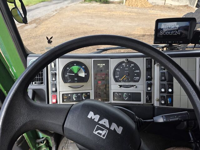 Volquete de carga rodada MAN MAN 26 403 F2000 Abrollkipper Meille 6X4