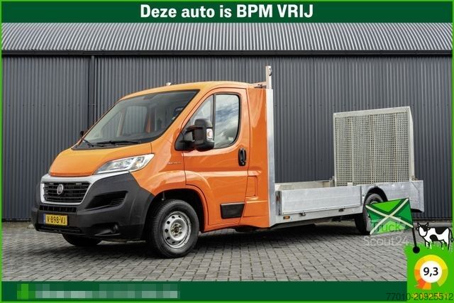 Furgão pick-up FIAT Ducato 2.3 Open laadbak met oprijplaat | 131PK |