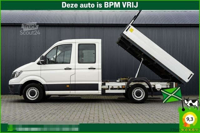 Furgón volquete VOLKSWAGEN Crafter 35 2.0 TDI | Kipper | DC | 6-Zits | Crui