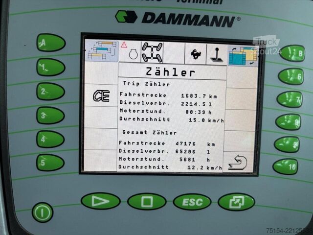 Irroratrice per pesticidi Dammann DT 2500