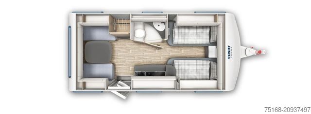 Caravana FENDT Apero 465 TG Modell 2025 / Fußbodentemperierung