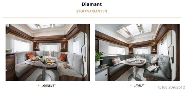 Rulotă FENDT Diamant 650 GD Modell 2026 / 2500 kg / Geneve