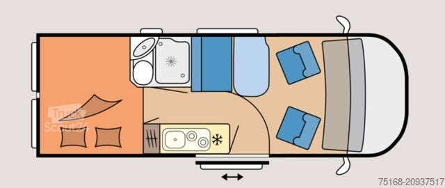 Husbil HOBBY ONTOUR Van 600 FT Modell 2025 / Rückfahrkamera /
