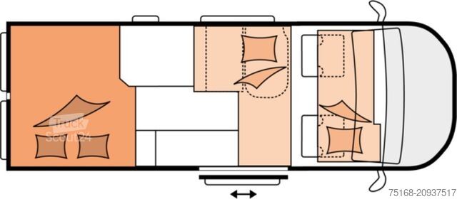 Husbil HOBBY ONTOUR Van 600 FT Modell 2025 / Rückfahrkamera /