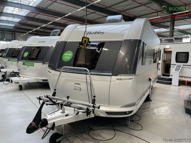 Wohnwagen HOBBY De Luxe 540 KMFe Modell 2026 / 1800 kg / Mover /