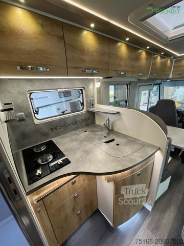 Autorulotă integrată FRANKIA M-Line I 7400 QD Vollausstattung / 5500 kg / 190