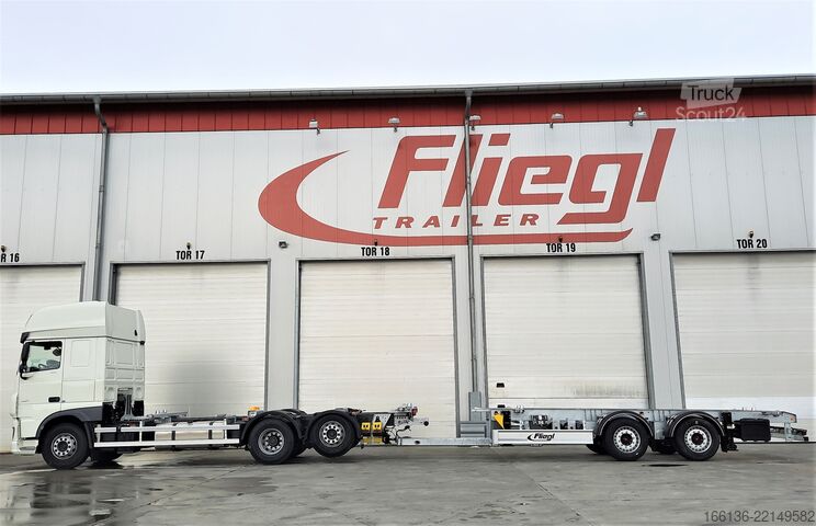 Rimorchio con telaio Fliegl Tandem-Wechselanhänger TWP 180 Maxi-L