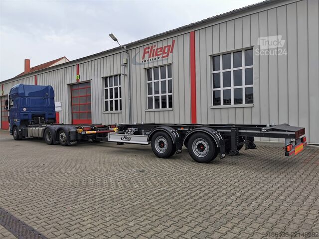 Rimorchio con telaio Fliegl Tandem-Wechselanhänger TWP 180 Maxi-L