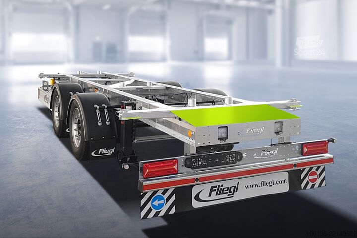 Rimorchio con telaio Fliegl Tandem-Wechselanhänger TWP 180 Maxi-L