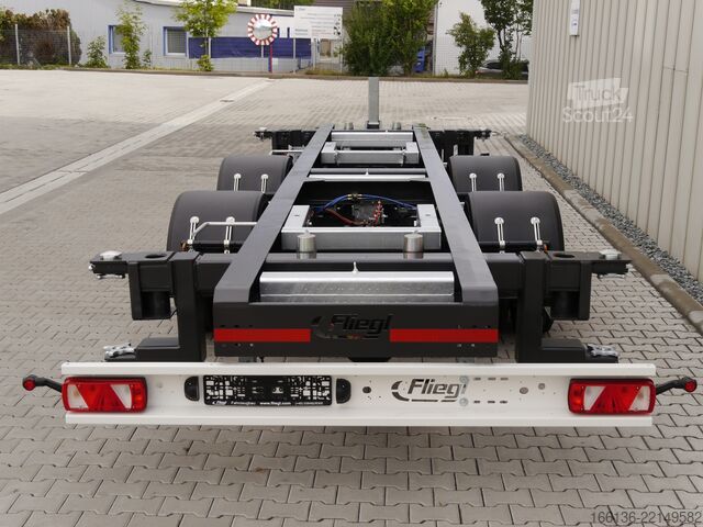 Rimorchio con telaio Fliegl Tandem-Wechselanhänger TWP 180 Maxi-L