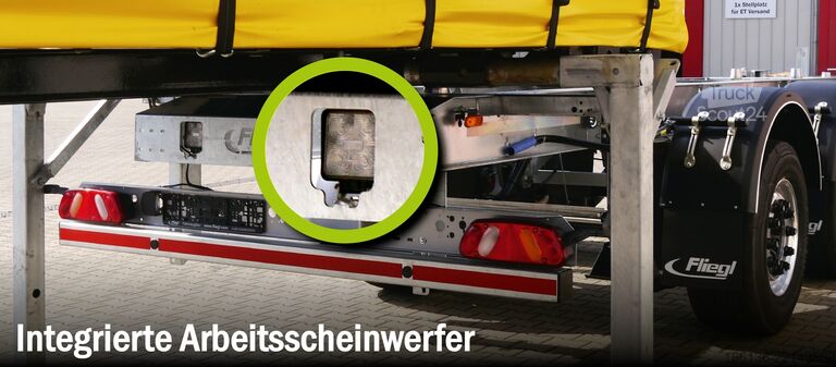 Rimorchio con telaio Fliegl Tandem-Wechselanhänger TWP 180 Maxi-L