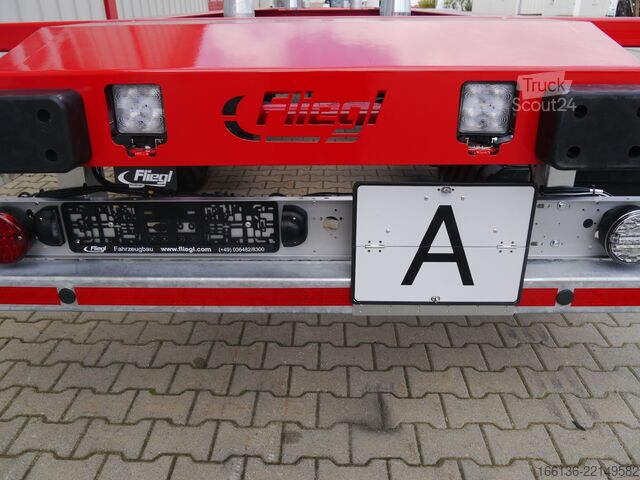 Rimorchio con telaio Fliegl Tandem-Wechselanhänger TWP 180 Maxi-L