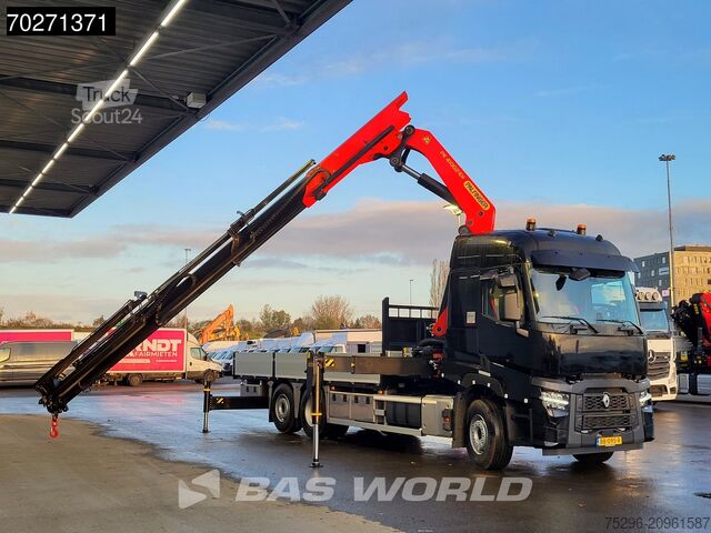 Alertă de distanță Alertă de limită de viteză Alertă de deplasare Alertă de coliziune laterală Asist Renault C 480 6X2 NEW NL-Truck Palfinger PK41002 EH Cra...