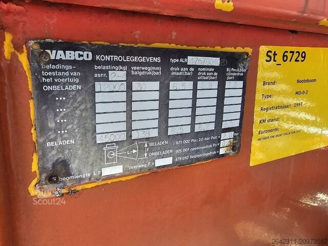 тримач труб NOOTEBOOM MO-0+3