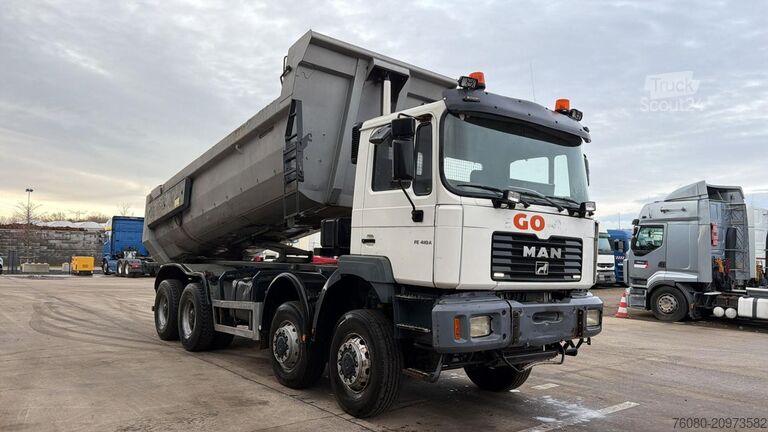 Kipper MAN 35.410 (8X6 / 6 CYLINDER / TOP CONDITIN / BONNE...