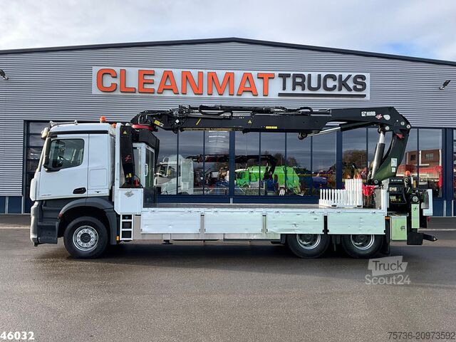 Camion-grue Mercedes-Benz Arocs 2636 6x4 Euro 6 Hiab Banden Manipulator M...