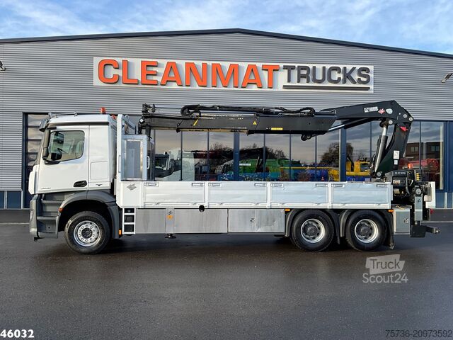 Camion-grue Mercedes-Benz Arocs 2636 6x4 Euro 6 Hiab Banden Manipulator M...