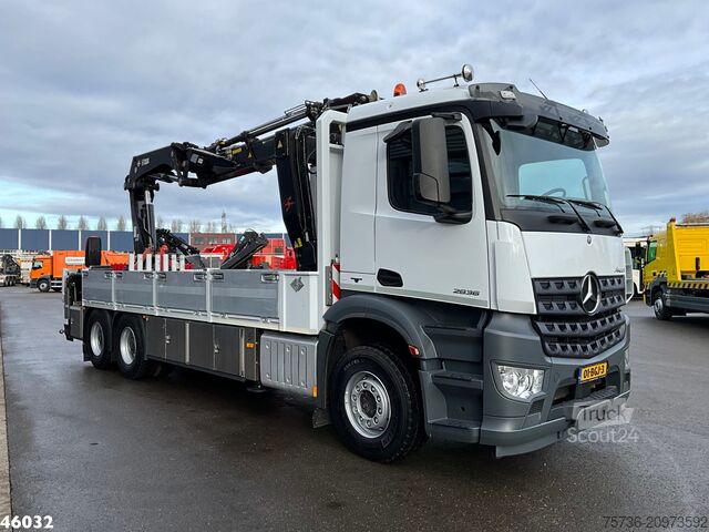 Camion-grue Mercedes-Benz Arocs 2636 6x4 Euro 6 Hiab Banden Manipulator M...