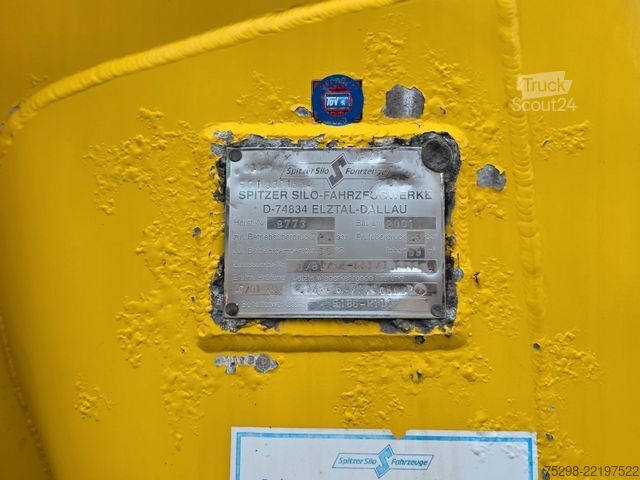 Silo oplegger SPITZER SK 2759 GGVS / Alu-Felgen / 59.000 l / ADR AT