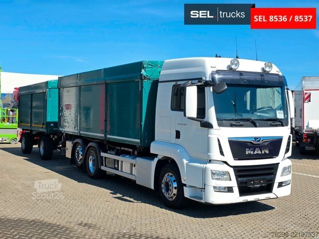 Autocamion basculant tridirecțional MAN TGS 26.500 6x2-4 LL/Intarder/Xenon/Lenkachse