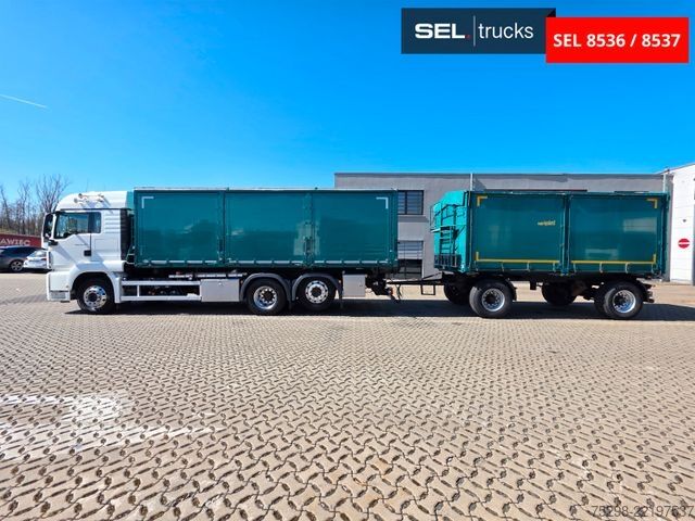 Autocamion basculant tridirecțional MAN TGS 26.500 6x2-4 LL/Intarder/Xenon/Lenkachse