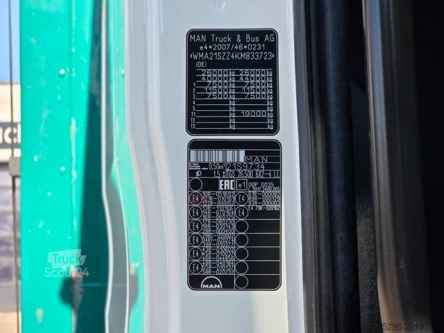 Autocamion basculant tridirecțional MAN TGS 26.500 6x2-4 LL/Intarder/Xenon/Lenkachse