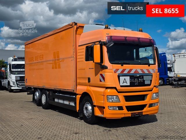 Dobozos teherautó MAN TGX 26.400 6x2/Elektrische Faltwand/Lenkachse